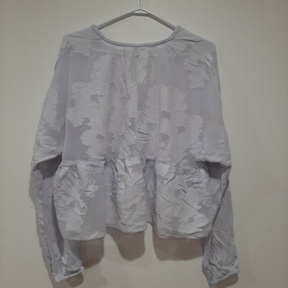 Wilfred Augustine sheer blouse with appliques medium - Picture 15 of 15